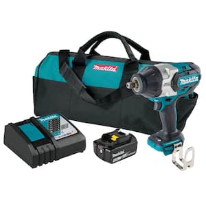 18-Volt LXT Lithium-Ion Brushless Cordless 3-Speed 1/2 in. Impact Wrench Kit w/Detent Anvil, 5.0Ah