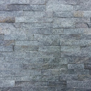 Sterling 6 x 16 x 8 in. Natural Stacked Stone Veneer Corner Siding Exterior/Interior Wall Tile (2-Box/12.84 sq ft)