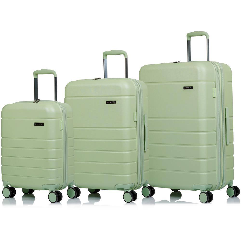 CHAMPS Linen 28 in., 24 in., 20 in. Hardside Luggage Set with Spinner Wheels (3Piece) S1041