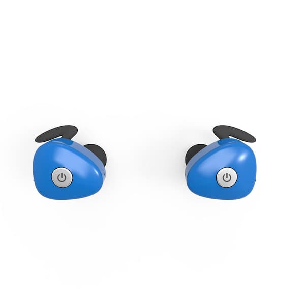 BEM Wireless NKD50 100% Wireless Earbuds, Blue