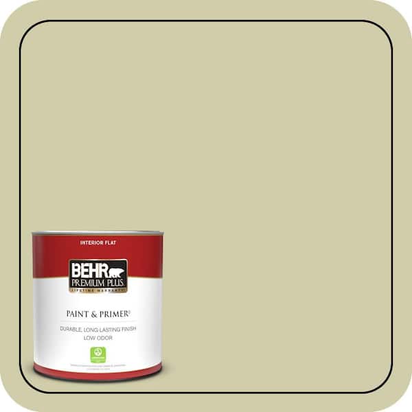 BEHR PREMIUM PLUS 1 qt. #S340-3 Hybrid Flat Low Odor Interior Paint & Primer
