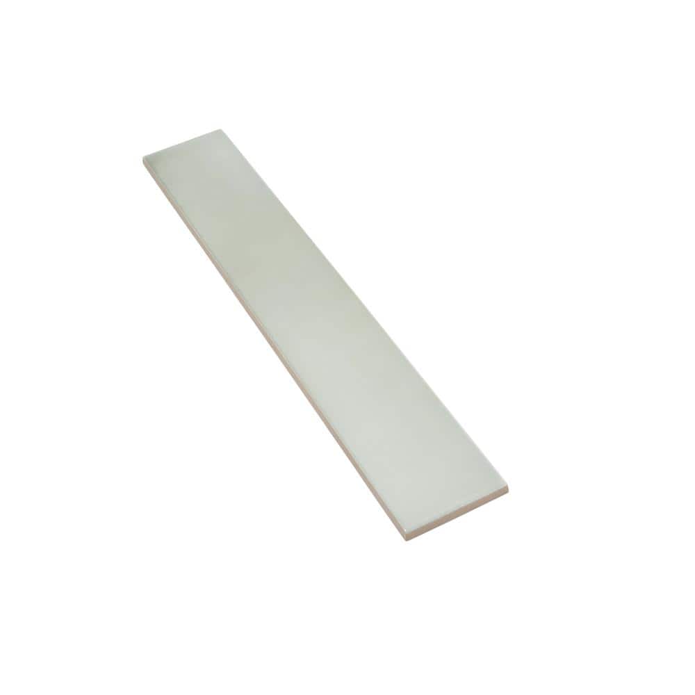 Tea Green Glossy Ceramic Subway Wall and Floor Tile