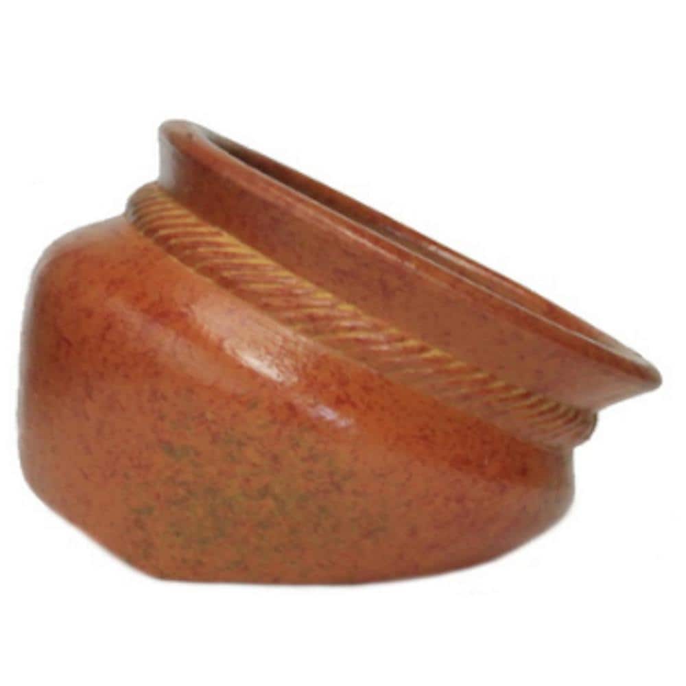 Mexican CUB 13 In. Small Clay Planter Antique Red Mexican CUB13"P SM