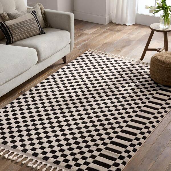 30 Rugs That Showcase Their Power Under the Dining Table  Rug under  kitchen table, Kitchen carpet, Black dining room table