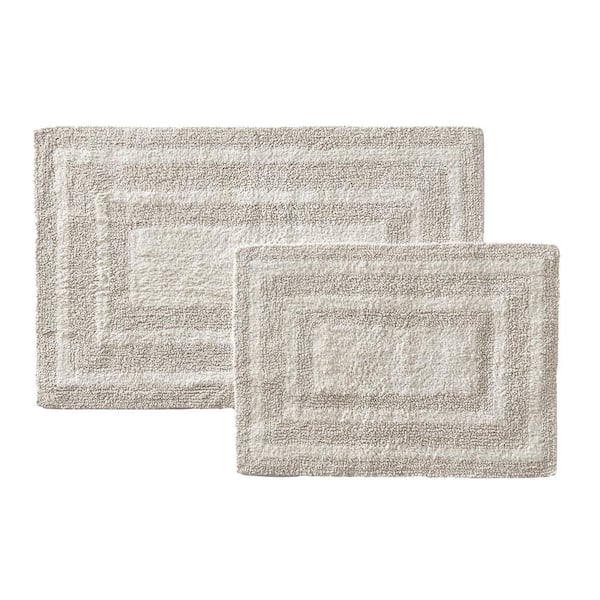 Logan 100% Cotton Bath Rug with Non-Slip Backing