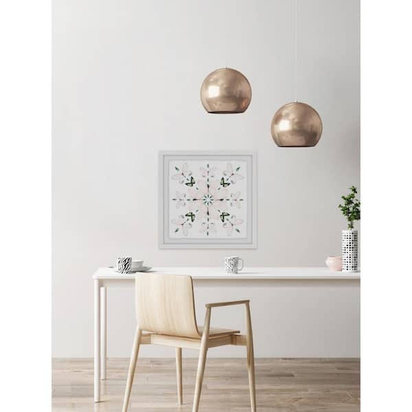 Unbranded 48 in. H x 48 in. W "Pink Extensions" by Marmont Hill Framed Printed Wall Art