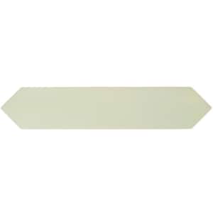 Piquet Green 2 in. x 10 in. Matte Ceramic Picket Wall and Floor Tile (5.38 sq. ft./case) (44-pack)
