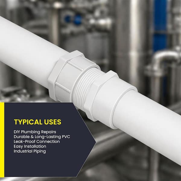 hobby12345さん専用 PLUMBFLEX 1-1/2 in. x 1-1/4 in. White Rigid PVC DWV Trap Adapter