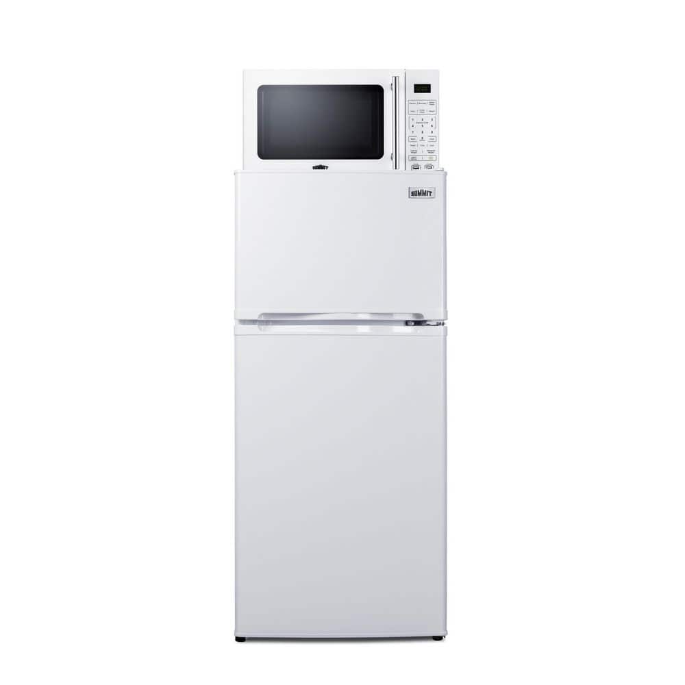 Summit Appliance 4.3 cu. ft. Top Freezer Refrigerator Microwave