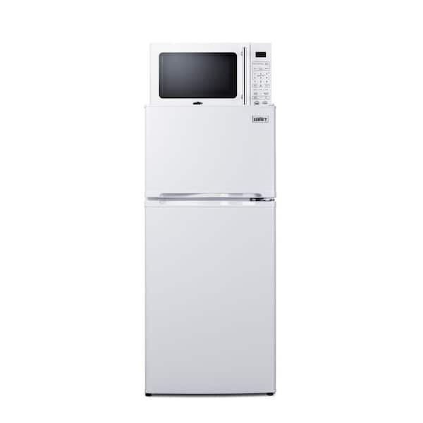 4.3 cu. ft. Top Freezer Refrigerator Microwave Combo in White, ENERGY STAR and ADA Compliant