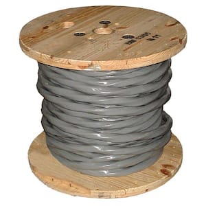 250 ft. 4/0-4/0-4/0-2/0 Gray Stranded AL SER Cable