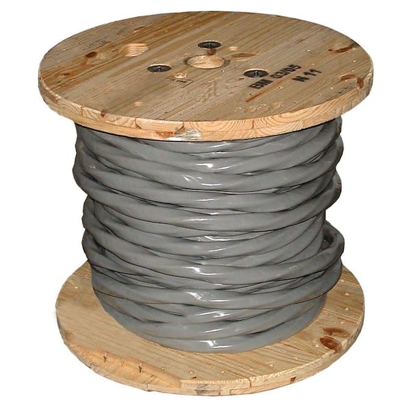 Southwire 250 ft. 4/0-4/0-4/0-2/0 Gray Stranded AL SER Cable