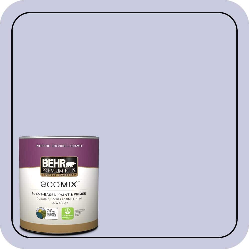 1 qt. #630C-3 Timeless Lilac Eggshell Enamel EcoMix Plant-Based Interior Paint & Primer price history on PriceWatchPro