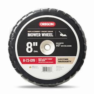 8" Front Wheel for Walk-behind Mowers, Fits Toro 22" Recycler models (R-72-019)