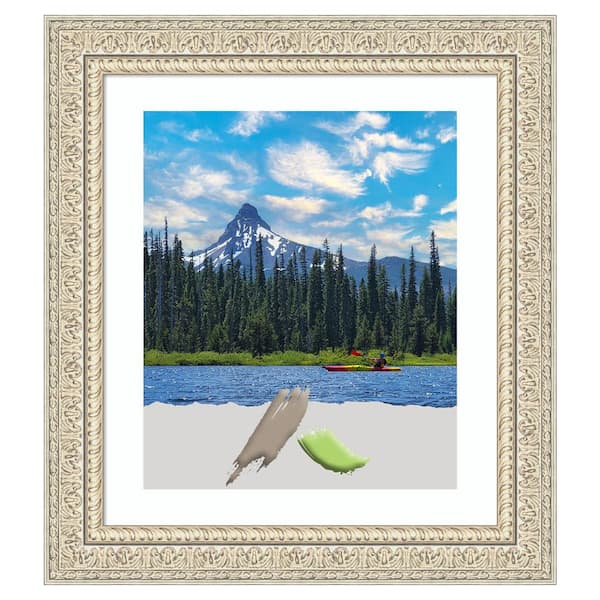 Amanti Art Fair Baroque Cream Wood Picture Frame Opening Size 20 x 24 in. (Matted To 16 x 20 in.)