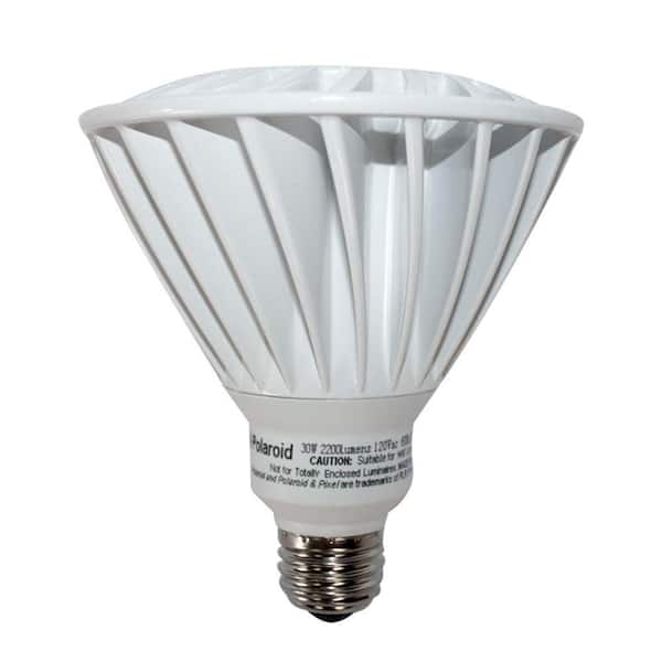 Polaroid Lighting 120W Equivalent Cool White (4100K) PAR38 Dimmable Indoor/Outdoor LED Flood Light Bulb
