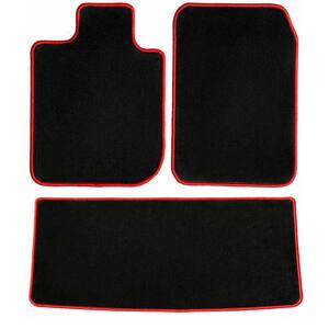 2014 2015 2013 GGBAILEY D50426-F2A-BLK_BR Custom Fit Car Mats for 2012 2016 Toyota Yaris 3 Door Liftback Black with Red Edging Driver & Passenger Floor 2014 2015 2013 GGBAILEY D50426-F2A-BLK_BR Custom Fit Car Mats for 2012 2016 Toyota Yaris 3 Door Liftback Black with Red Edging Driver & Passenger Floor