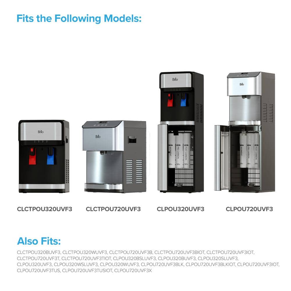 Brio Stage 3 Coconut Carbon Block Water Cooler Filter