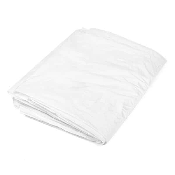 Aluf Plastics 16 Gal. 0.5 Mil White Trash Bags 24 in. x 31 in. Pack of 500  for Bathroom, Kitchen, Household and Office W31 - The Home Depot