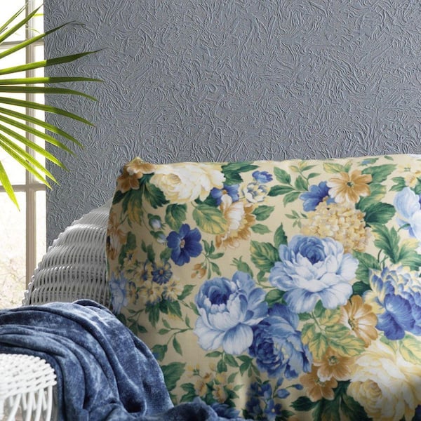 Swirl White Paintable Wallpaper