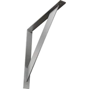 20 in. x 2 in. x 20 in. Stainless Steel Unfinished Metal Traditional Bracket