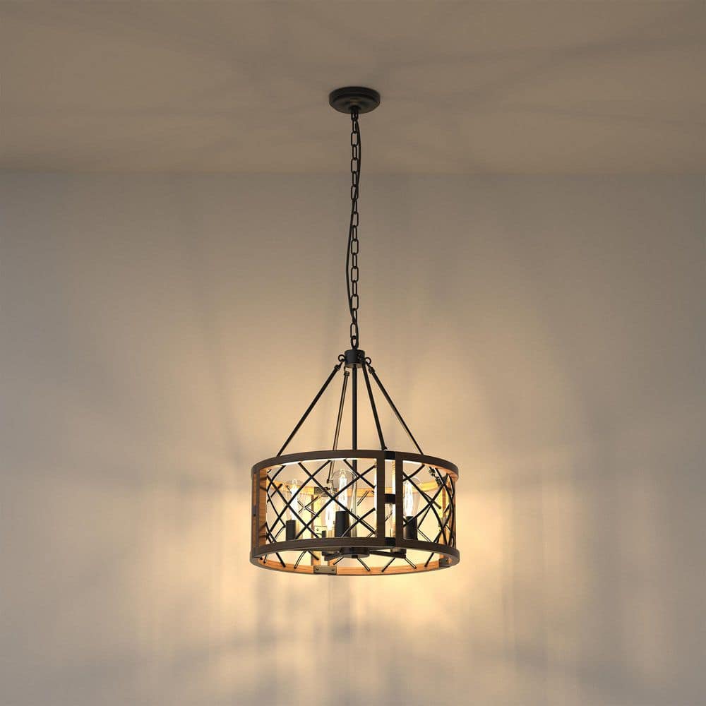 ライト・ランタン 660s Progress Lighting - P400108-020 - Astra - 6 Light Chandelier