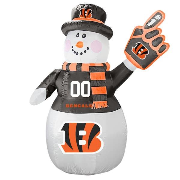 NFL 7 ft. Cincinnati Bengals Inflatable Snowman