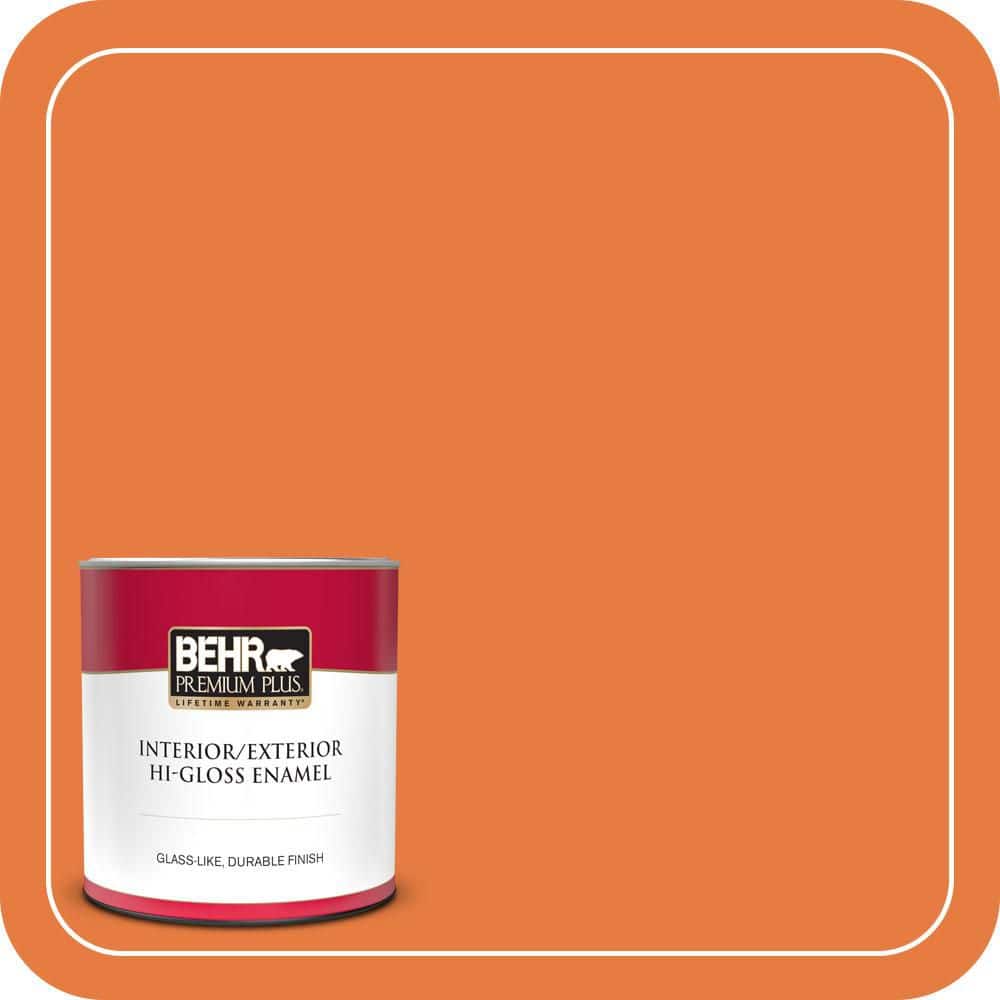 1 qt. #S-G-250 Solar Flare Hi-Gloss Enamel Interior/Exterior Paint & Primer price history on PriceWatchPro