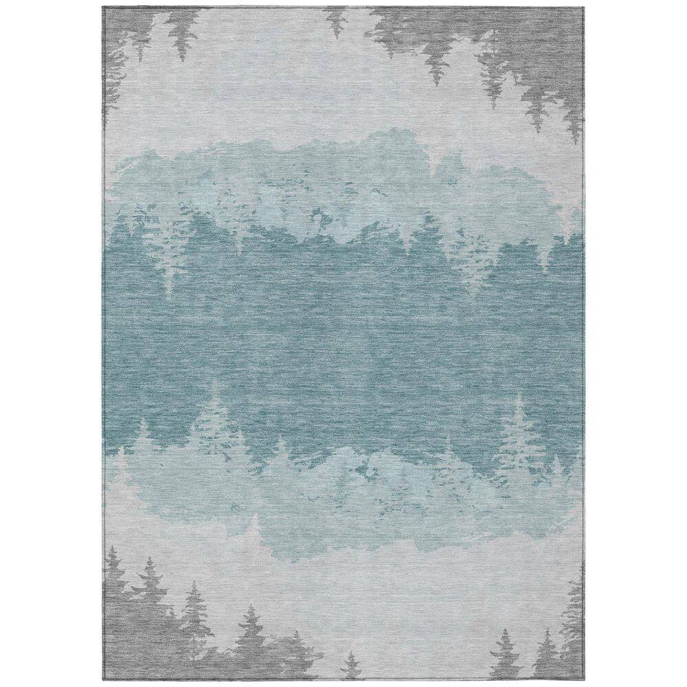 Chantille Machine Washable Indoor/Outdoor Abstract ACN2861 Silver 8 ft. x 10 ft. Area Rug price history on PriceWatchPro
