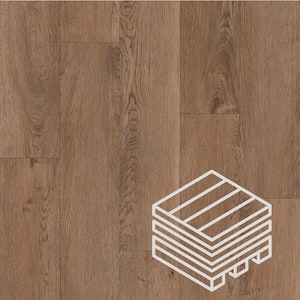 Perfection Evian Oak 20 MIL x 7.13 in. W x 49 in. L Click Lock U-Groove Waterproof Luxury Vinyl Plank (873 sq.ft/pallet)