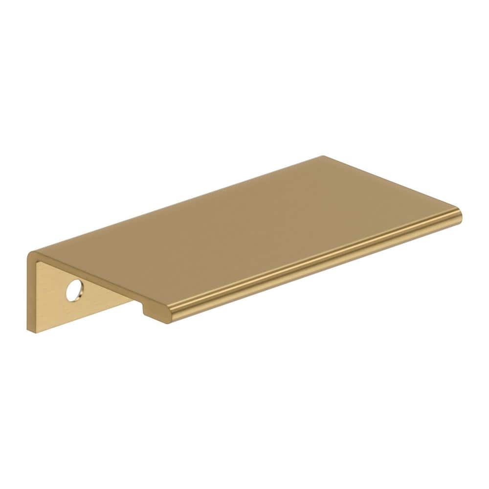 Streamline II 3 in. Center-to-Center (76mm) Modern Champagne Bronze Cabinet Edge Pull price history on PriceWatchPro
