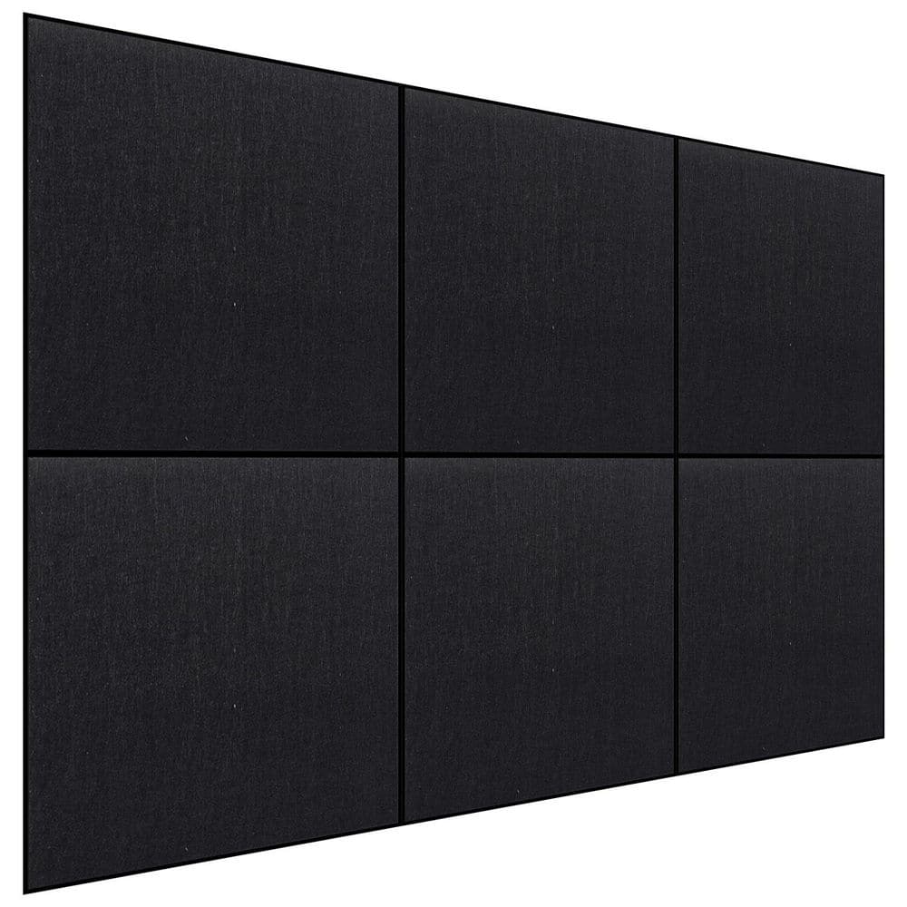 12 x 12 Square Black Felt Cork Board Tiles Extra Large Adhesive Pin Board with Push Pins for Office or Home Decor price history on PriceWatchPro