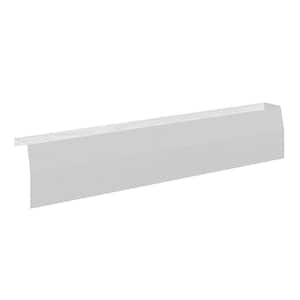 Premium Series 3 ft. Galvanized Steel Easy Slip-On Baseboard Heater Cover in White