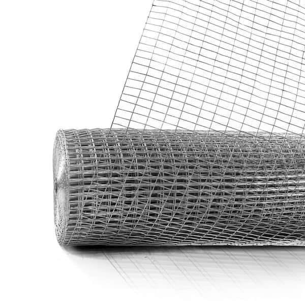 Fencer Wire 2 ft. x 100 ft. 16-Gauge Welded Wire Fence, Mesh Size 1/2 in. x 1 in., Multiple Use Galvanized Welded Wire Roll