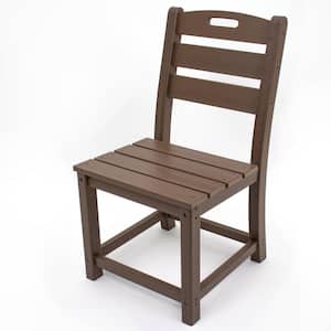 Brown Plastic Set of Adirondack Chair (Set of 1)