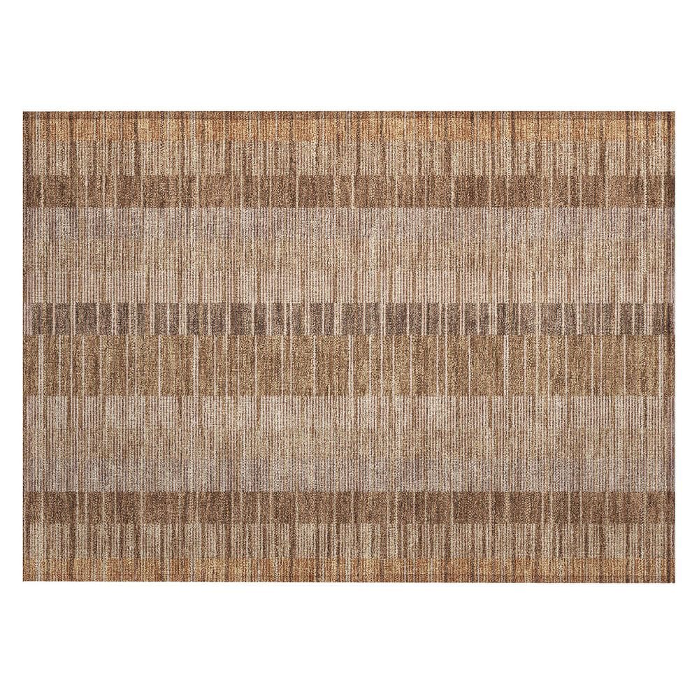 Chantille Machine Washable Indoor/Outdoor Abstract ACN2821 Paprika 3 ft. x 4 ft. Area Rug price history on PriceWatchPro