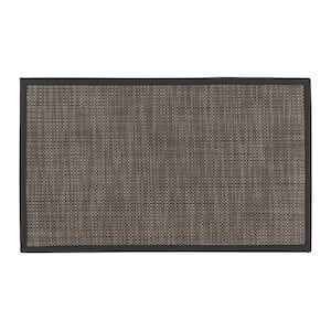 Border Brown 18 in. x 30 in. Anti-Fatigue Standing Mat