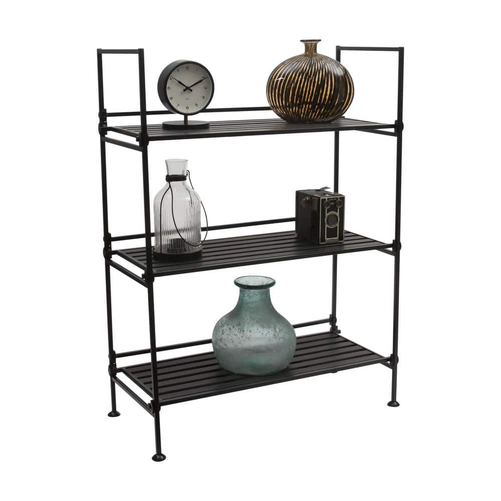 Espresso Wire 3-Tier Adjustable Shelving Unit