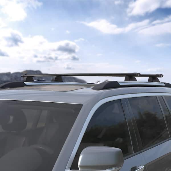 Roof Rack Cross Bars 200 lbs. Load Capacity Rack Compatible with 2011-2021 Jeep Grand Cherokee with Grooved Side Rails