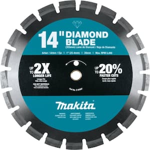 14 in. Diamond Blade, Segmented, Soft Material