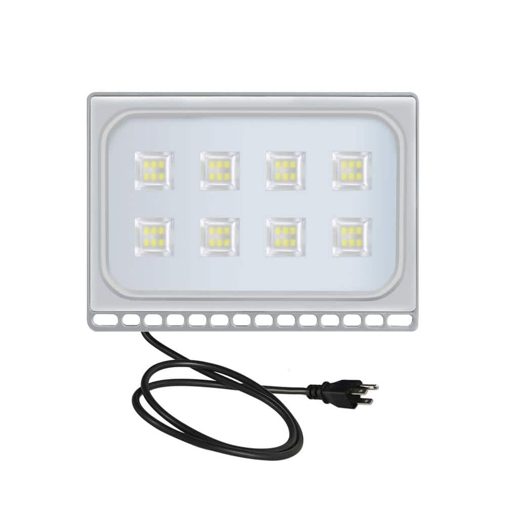 50-Watt White Integrated LED Outdoor Ultra-Thin 6th Generation Flood Light with Plug 110-Volt price history on PriceWatchPro