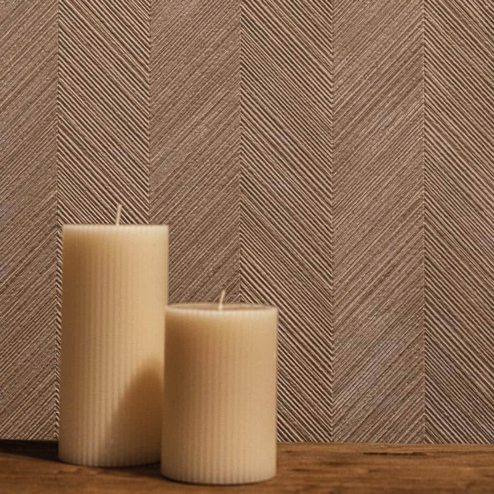 Large Format Cherry Brown Textured Wood Look Matte Ceramic Wall Tile