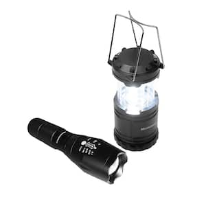 TacLight 40X High Performance Ultra-Bright LED Flashlight and Lantern Combo Pack