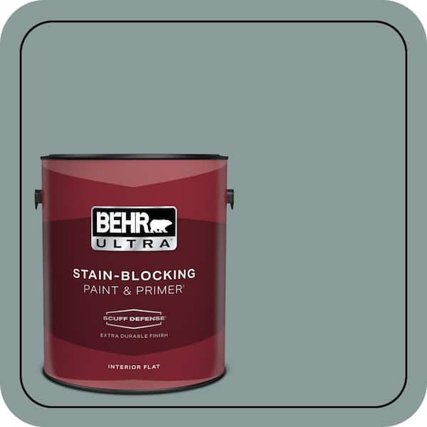 BEHR ULTRA 1 gal. Home Decorators Collection #HDC-AC-23 Provence Blue Extra Durable Flat Interior Paint & Primer