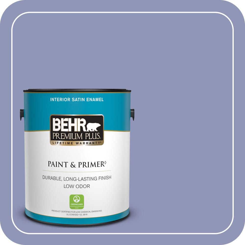 1 gal. #BIC-20 Lively Lilac Satin Enamel Low Odor Interior Paint & Primer price history on PriceWatchPro