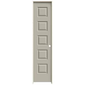 18 in. x 80 in. Rockport Desert Sand Painted Left-Hand Smooth Molded Composite Single Prehung Interior Door