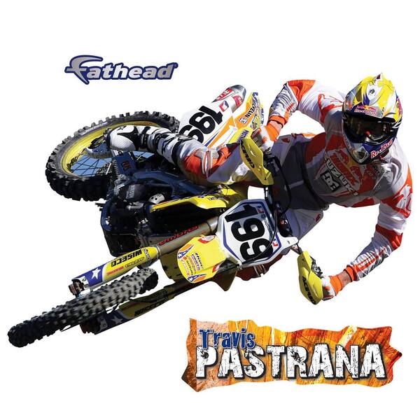 Fathead 37 in. H x 54 in. W Travis Pastrana Action Wall Mural