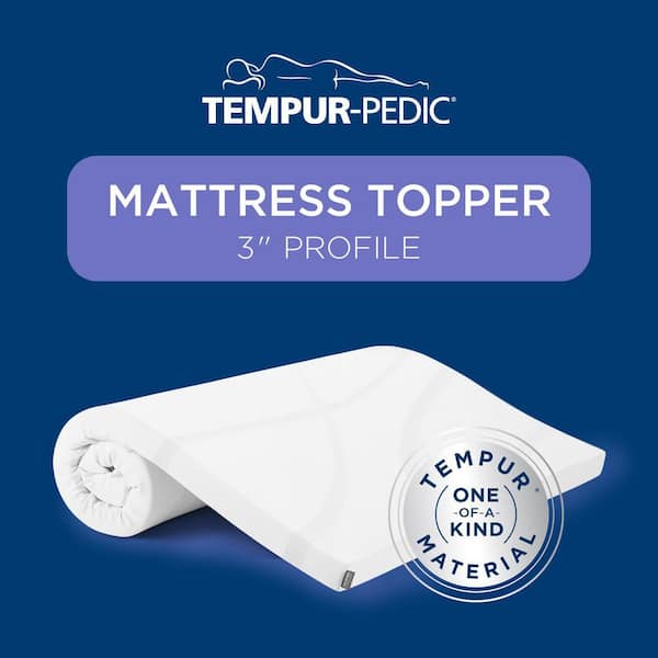 TEMPUR-PEDIC 3 in. Queen Mattress Topper - The Home Depot