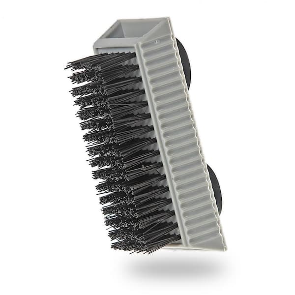 GRIP CLEAN Hand and Nail Brush for Cleaning Fingernails - Stiff Bristle Fingernail Brush for Men & Mechanic - Brush w/Suction Cups