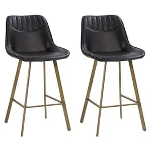 Blakeley 26"in. Black Low Back Modern Barstool